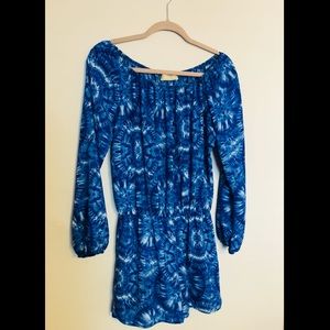 Bohemian Off the Shoulder Dip Dyed Romper